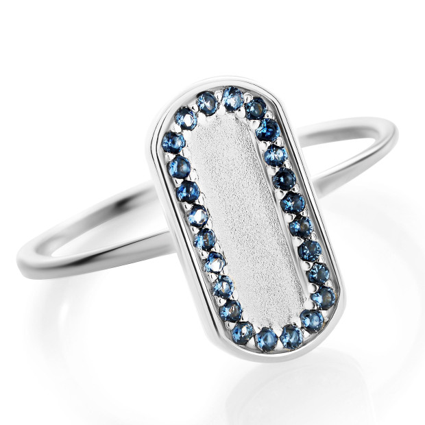 Orphelia Orphelia® 'Malaga' Women's Sterling Silver Ring - Silver ZR-7573