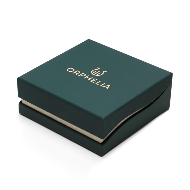 Orphelia Orphelia® 'Maya' Women's Sterling Silver Set: Necklace + Earrings + Ring - Silver SET-7478/AQ