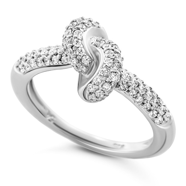 Orphelia Orphelia® 'Palma' Women's Sterling Silver Ring - Silver ZR-7569