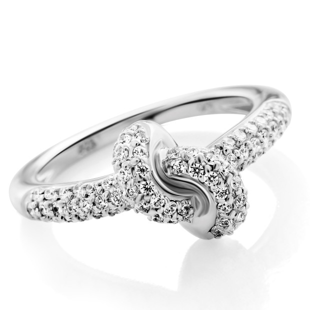 Orphelia Orphelia® 'Palma' Women's Sterling Silver Ring - Silver ZR-7569