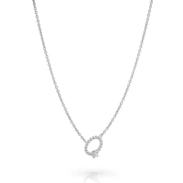 Orphelia Orphelia® 'Premium' Women's Sterling Silver Necklace - Silver ZK-7562