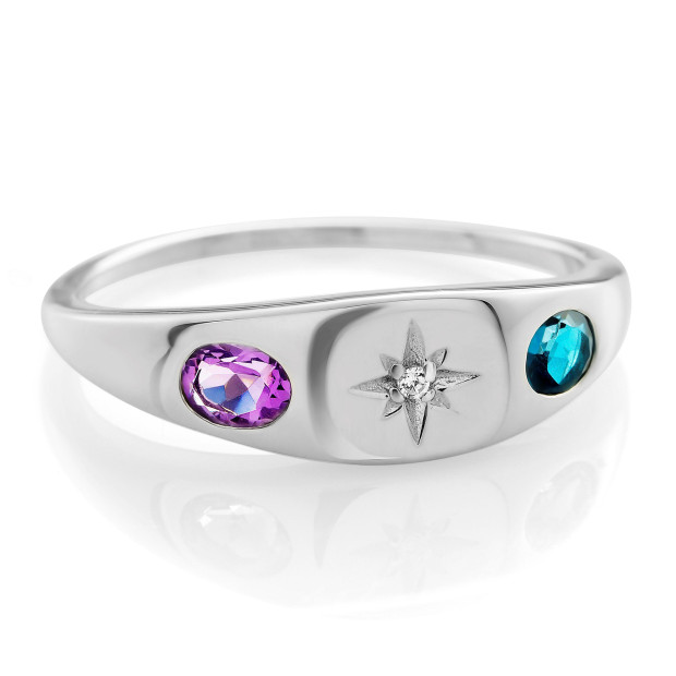Orphelia Orphelia® 'Regula' Women's Sterling Silver Ring - Silver ZR-7578