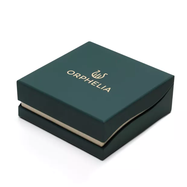 Orphelia Orphelia® 'Rose' Women's Sterling Silver Set: Necklace + Earrings - Gold SET-7561/G