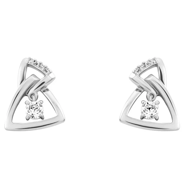 Orphelia Orphelia® 'Santorini' Women's Sterling Silver Drop Earrings - Silver ZO-7570