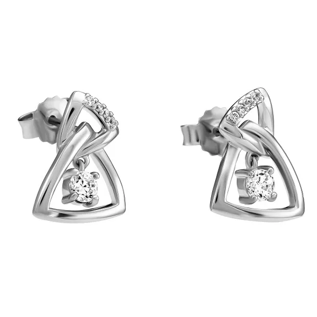 orphelia Orphelia® 'Santorini' Women's Sterling Silver Drop Earrings - Silver ZO-7570