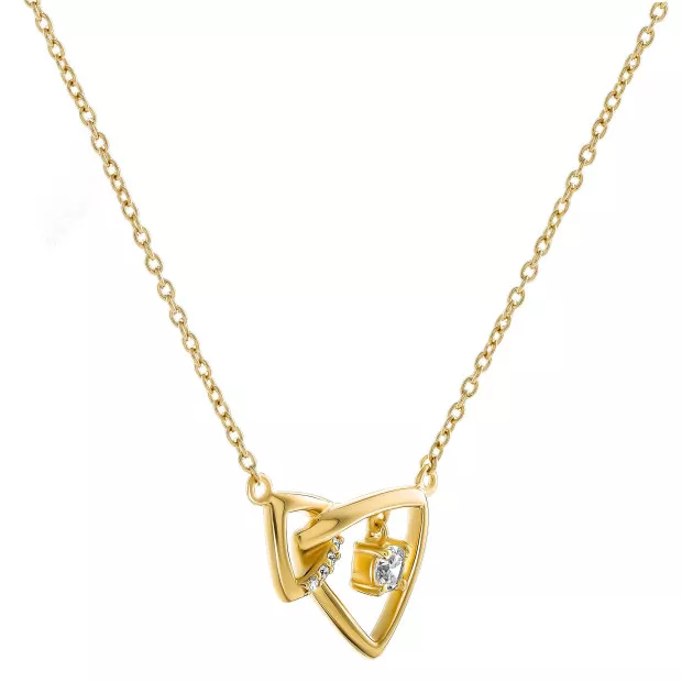 Orphelia Orphelia® 'Santorini' Women's Sterling Silver Necklace - Gold ZK-7570/G