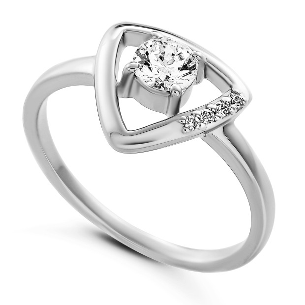 Orphelia Orphelia® 'Santorini' Women's Sterling Silver Ring - Silver ZR-7570