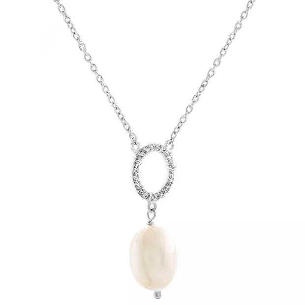 Orphelia Orphelia® 'Spa' Women's Sterling Silver Pendant With Chain - Silver ZK-7575