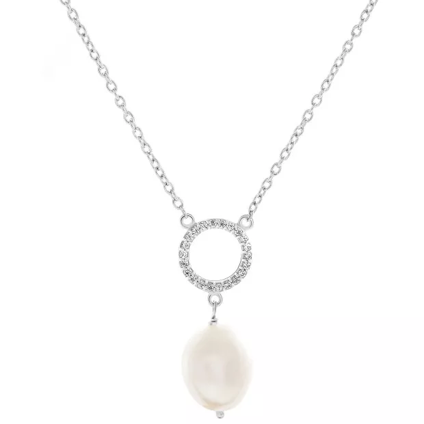 orphelia Orphelia® 'Spa' Women's Sterling Silver Pendant with Chain - Silver ZK-7575