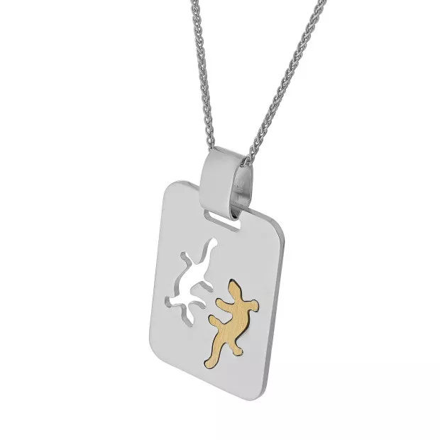 orphelia Orphelia® Unisex's Sterling Silver Chain with Pendant - Silver ZH-4282