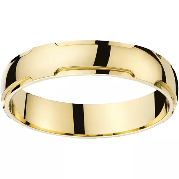 Orphelia Orphelia® Unisex's Sterling Silver Wedding Ring - Gold OR4402/N/LJ/45/62