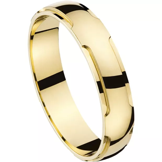 orphelia Orphelia® Unisex's Sterling Silver Wedding ring - Gold OR4402/N/LJ/45/62