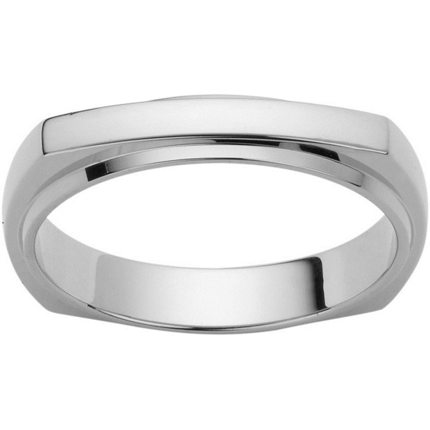 Orphelia Orphelia® Unisex's Sterling Silver Wedding Ring - Silver OR4490/N/A1/4/54