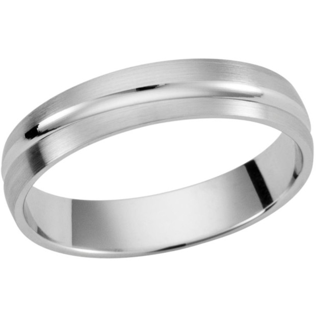 Orphelia Orphelia® Unisex's Sterling Silver Wedding Ring - Silver OR4530/N/A1/45/62