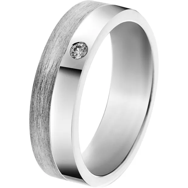orphelia Orphelia® Unisex's Sterling Silver Wedding ring - Silver ORB9989/53