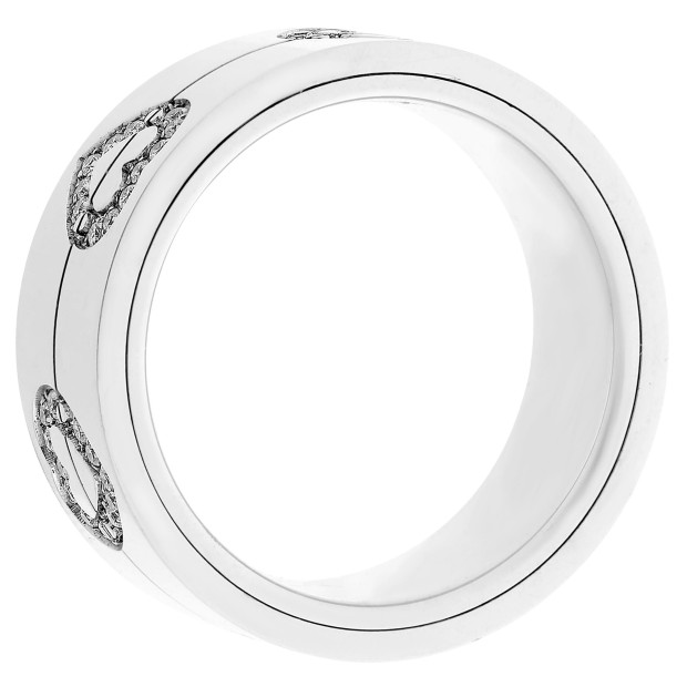Orphelia Orphelia® Unisex's Whitegold 18C Ring - Silver RD-33405/1