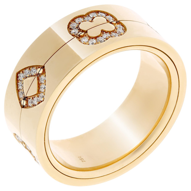 orphelia Orphelia® Unisex's Yellow gold 18C Ring - Gold RD-33405