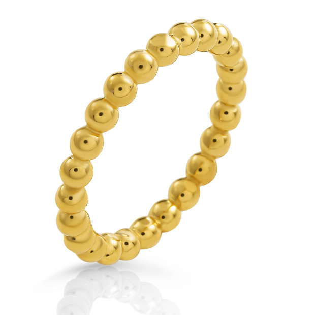 Orphelia Orphelia® 'Unity' Women's Sterling Silver Ring - Gold ZR-7541/G