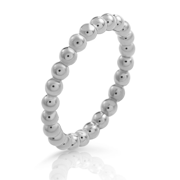 Orphelia Orphelia® 'Unity' Women's Sterling Silver Set: 3 Rings - Gold/Silver/Rose SET-7541