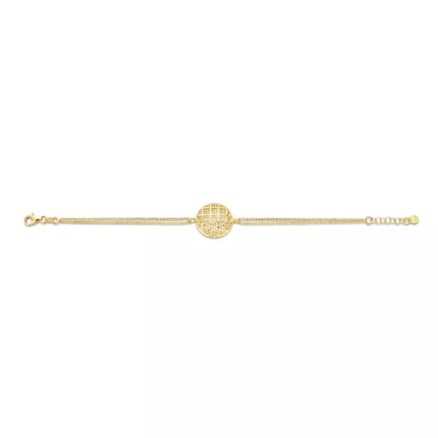 Orphelia Orphelia® Women's Sterling Silver Bracelet - Gold ZA-7189/G