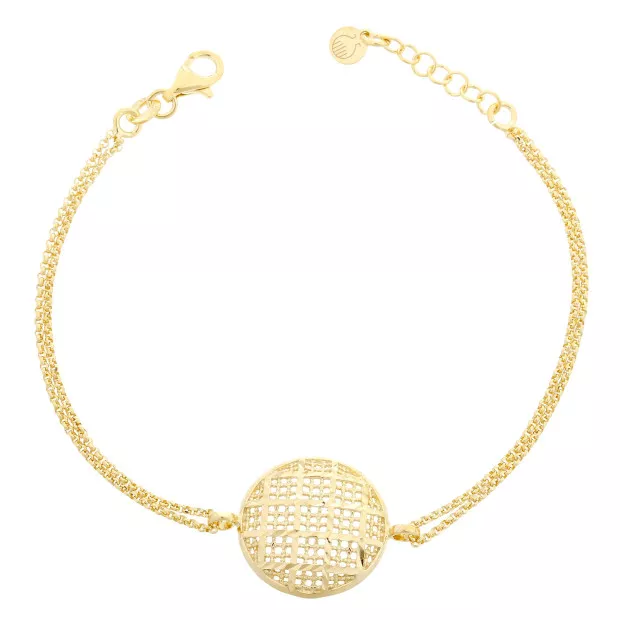 orphelia Orphelia® Women's Sterling Silver Bracelet - Gold ZA-7189/G