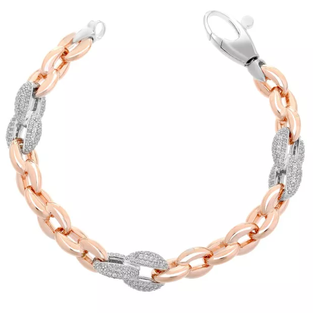 Orphelia Orphelia® Women's Sterling Silver Bracelet - Rose ZA-7160