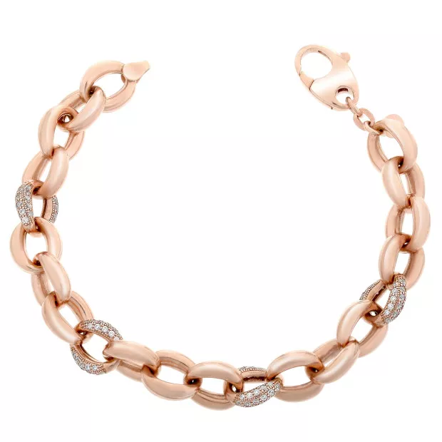 orphelia Orphelia® Women's Sterling Silver Bracelet - Rose ZA-7175/RG
