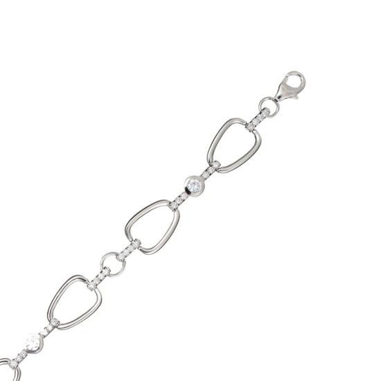 Orphelia Orphelia® Women's Sterling Silver Bracelet - Silver ZA-1907