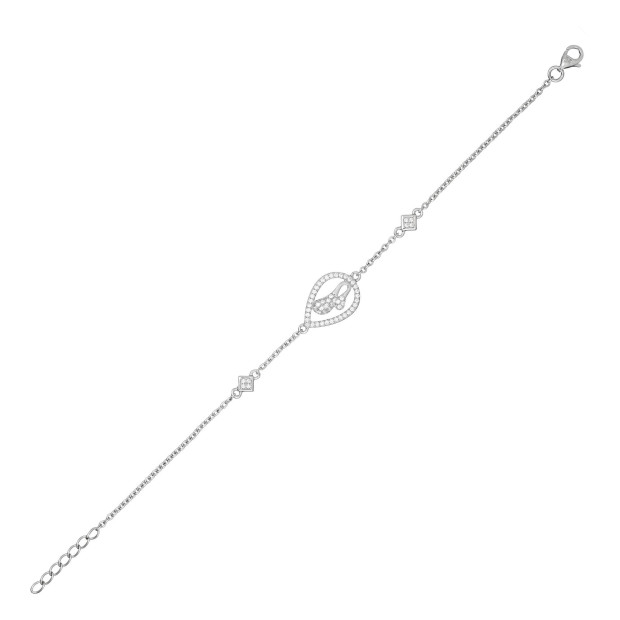 Orphelia Orphelia® Women's Sterling Silver Bracelet - Silver ZA-1000