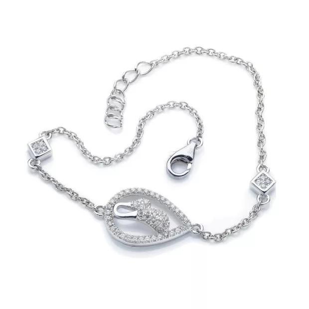 orphelia Orphelia® Women's Sterling Silver Bracelet - Silver ZA-1000