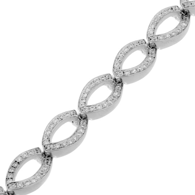 Orphelia Orphelia® Women's Sterling Silver Bracelet - Silver ZA-1872