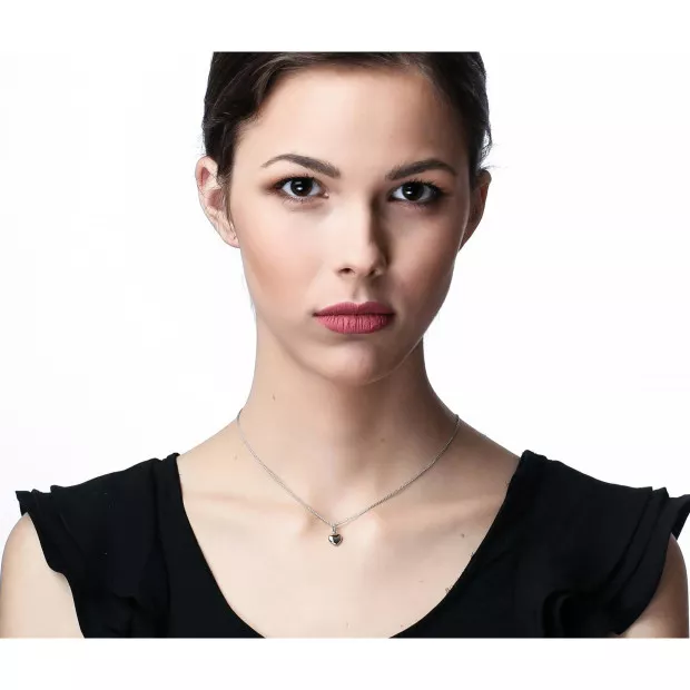 Orphelia Orphelia® Women's Sterling Silver Chain With Pendant - White ZH-7017