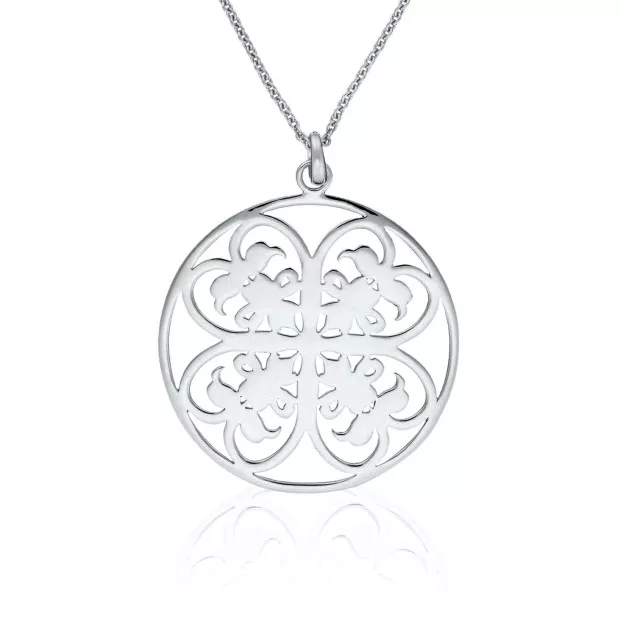 orphelia Orphelia® Women's Sterling Silver Chain with Pendant - Silver ZH-6035