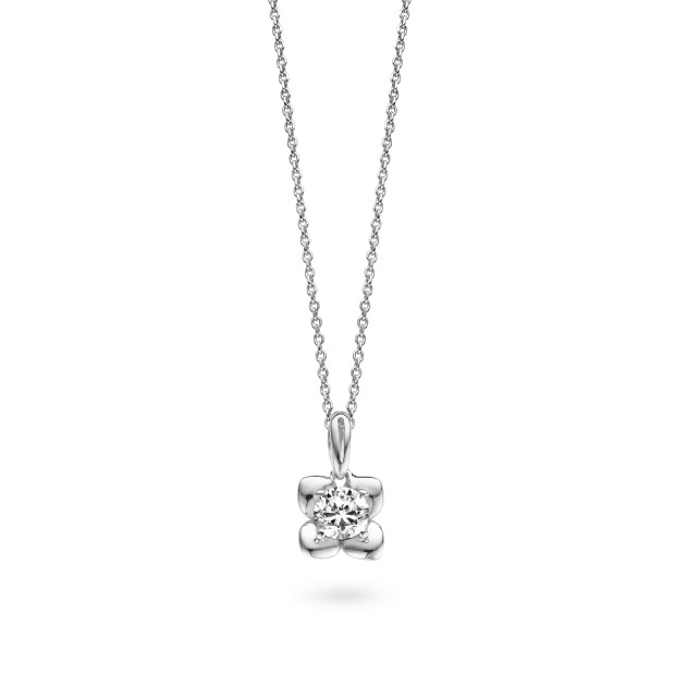 Orphelia Orphelia® Women's Sterling Silver Chain With Pendant - Silver ZH-4739