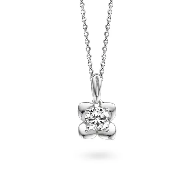 orphelia Orphelia® Women's Sterling Silver Chain with Pendant - Silver ZH-4739