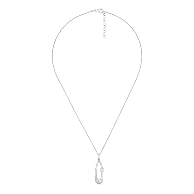 Orphelia Orphelia® Women's Sterling Silver Chain With Pendant - Silver PEN-2082
