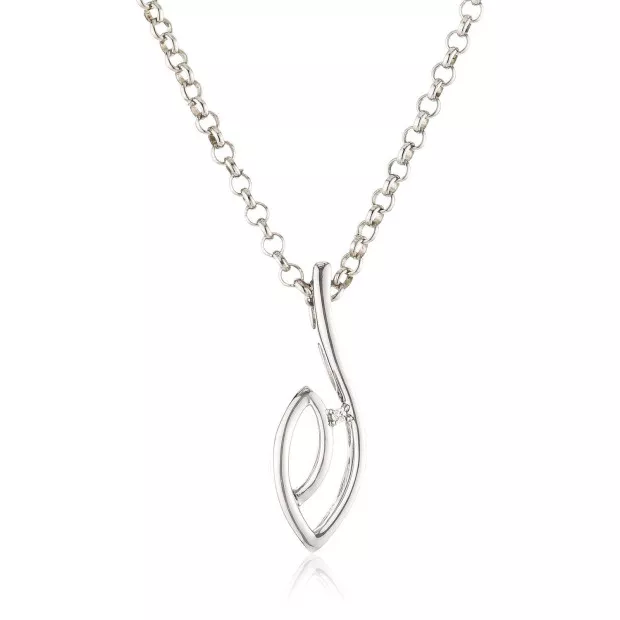 orphelia Orphelia® Women's Sterling Silver Chain with Pendant - Silver ZH-4416