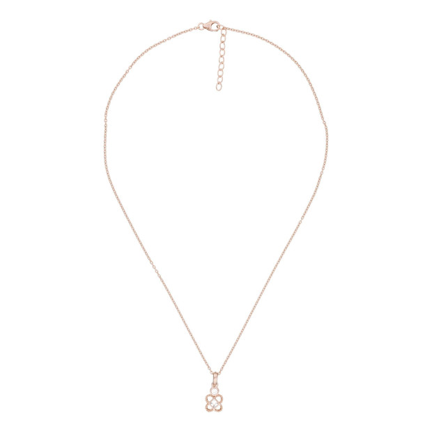 Orphelia Orphelia® Women's Sterling Silver Chain With Pendant - Rose ZH-6032/1