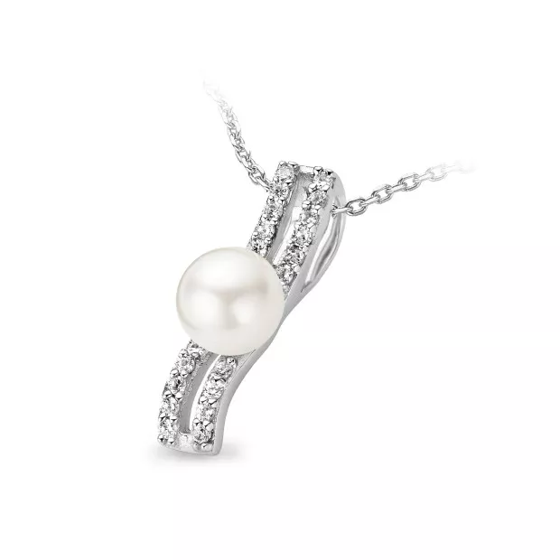 orphelia Orphelia® Women's Sterling Silver Chain with Pendant - Silver ZH-4714