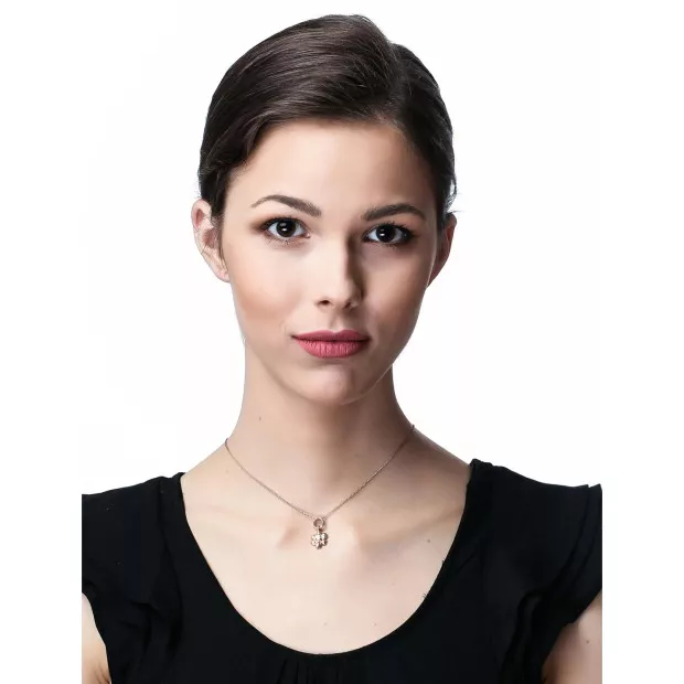 Orphelia Orphelia® Women's Sterling Silver Chain With Pendant - Rose ZH-4854/1