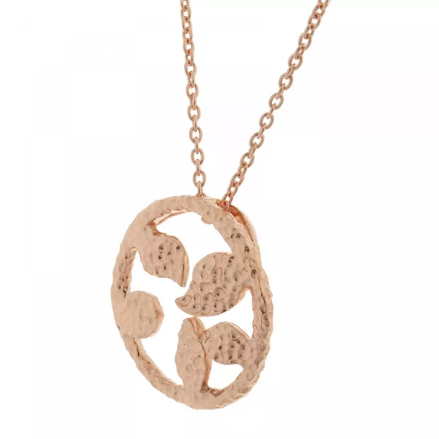 orphelia Orphelia® Women's Sterling Silver Chain with Pendant - Rose ZH-6023/1