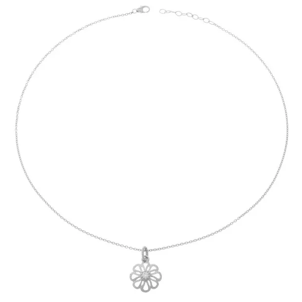 Orphelia Orphelia® Women's Sterling Silver Chain With Pendant - Silver ZH-6017