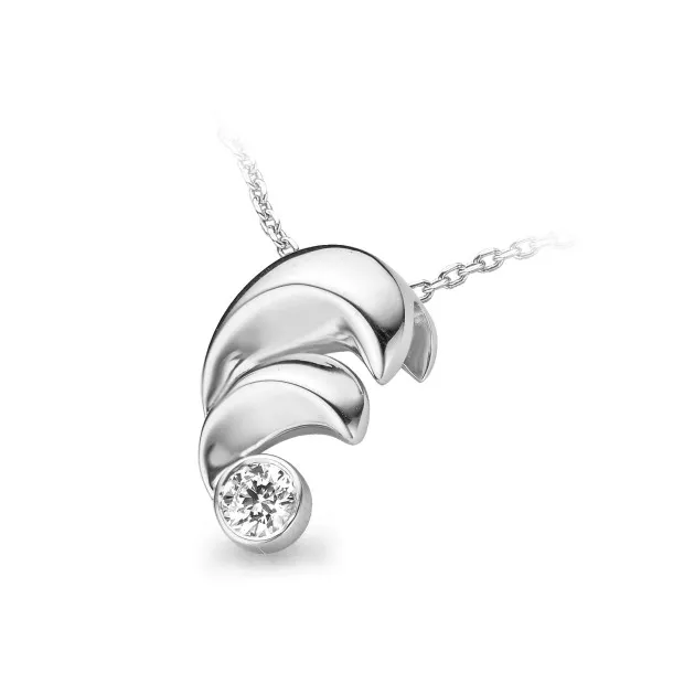 orphelia Orphelia® Women's Sterling Silver Chain with Pendant - Silver ZH-4689