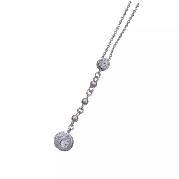 orphelia Orphelia® Women's Sterling Silver Chain with Pendant - Silver ZH-4486