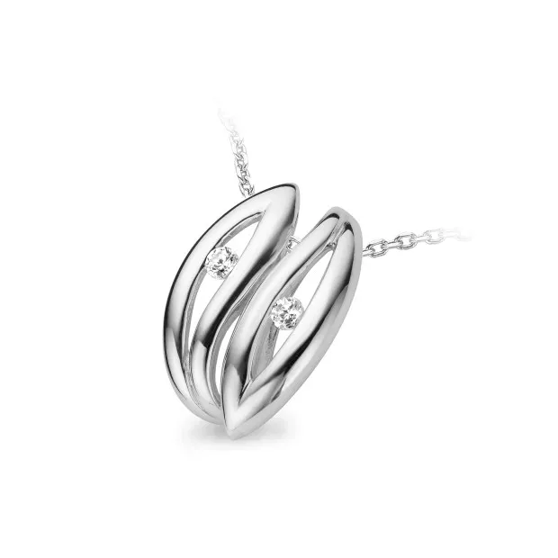 orphelia Orphelia® Women's Sterling Silver Chain with Pendant - Silver ZH-4657