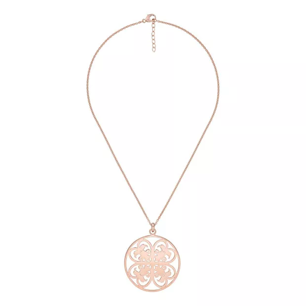 Orphelia Orphelia® Women's Sterling Silver Chain With Pendant - Rose ZH-6035/1