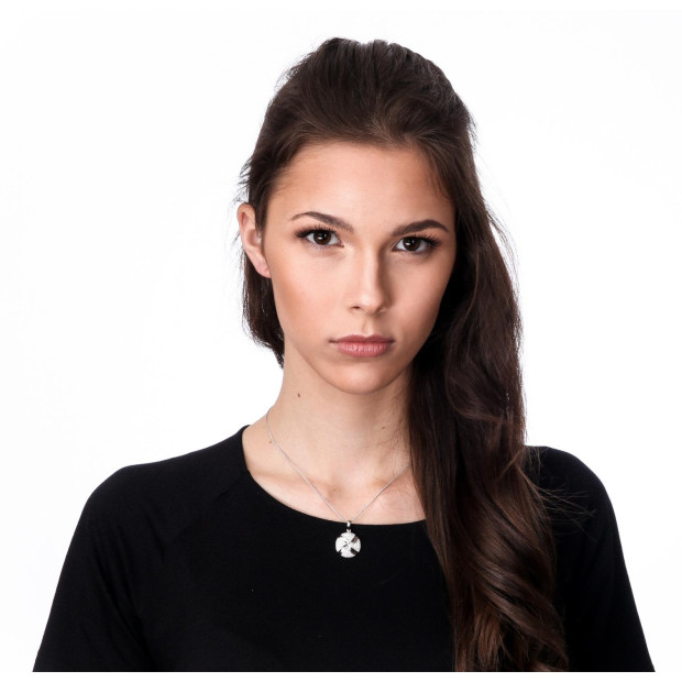 Orphelia Orphelia® Women's Sterling Silver Chain With Pendant - Silver ZH-6043