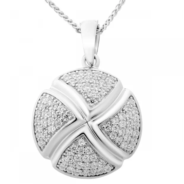 orphelia Orphelia® Women's Sterling Silver Chain with Pendant - Silver ZH-6043