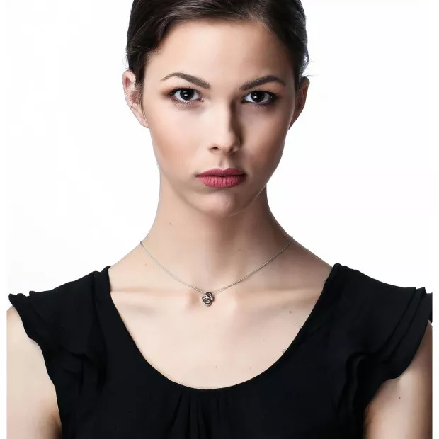 Orphelia Orphelia® Women's Sterling Silver Chain With Pendant - Silver ZH-4382