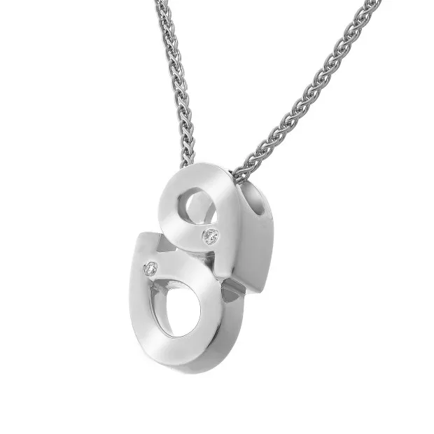orphelia Orphelia® Women's Sterling Silver Chain with Pendant - Silver ZH-4382